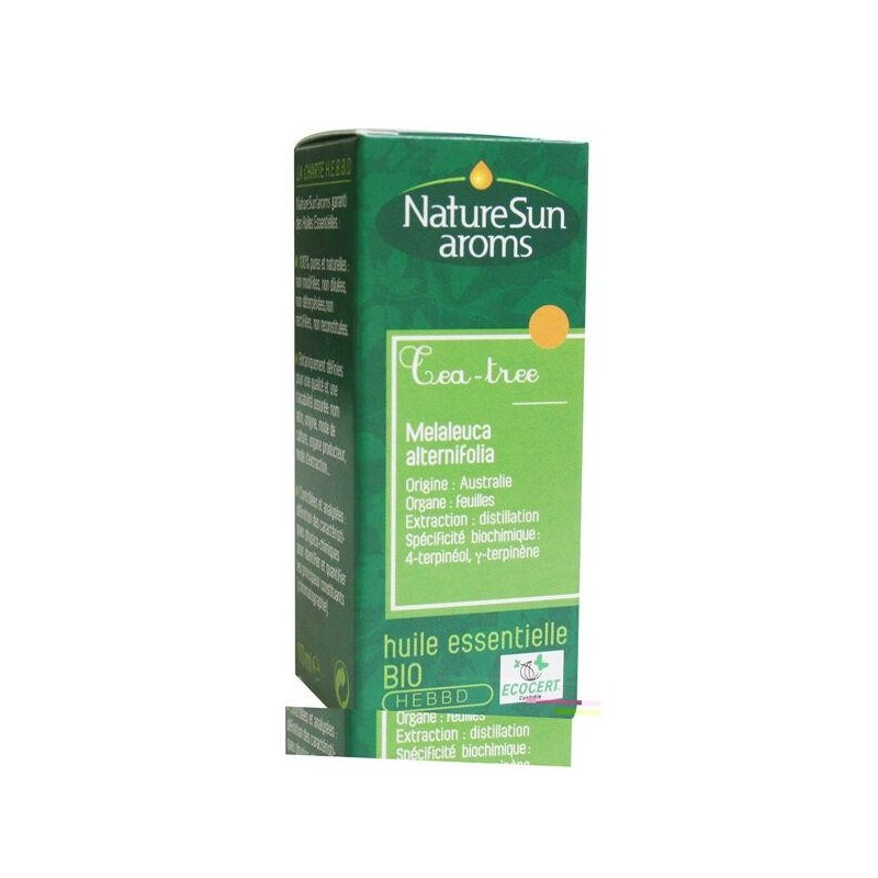 Huile essentielle de Tea Tree Bio 10 ml pour apaiser et purifier la peau