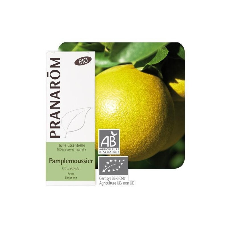 Huile essentielle de Pamplemoussier bio (Citrus paradisi) de Pranarôm