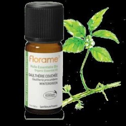 Gaulthérie couchée bio (Gaultheria procumbens) de Florame - huile essentielle apaisante pour muscles et articulations