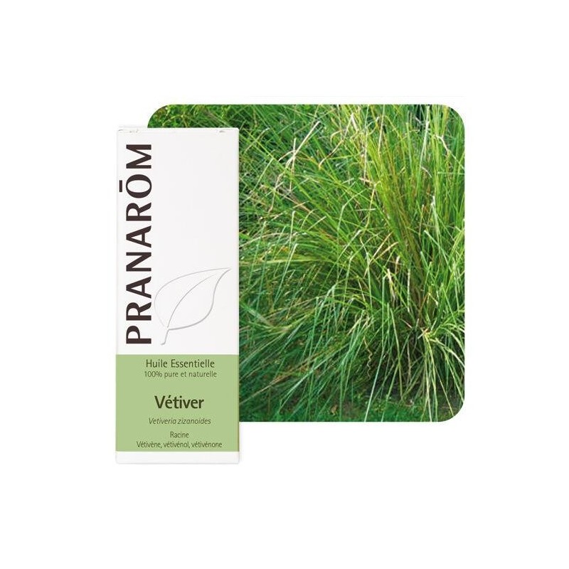 Huile essentielle Vétiver Pranarôm en 4 sachets pour bien-être circulatoire et confort féminin