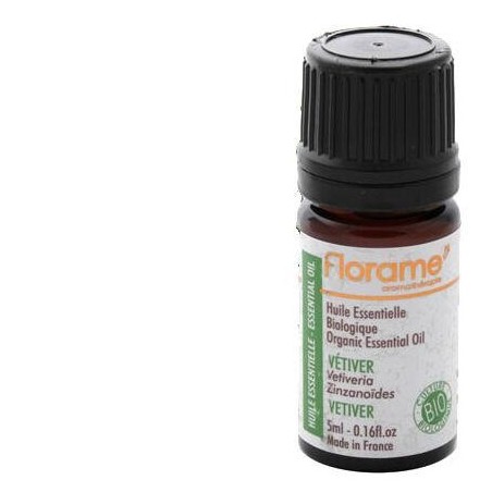 Vétiver Bio de Florame - huile essentielle naturelle pour bien-être circulatoire et confort féminin