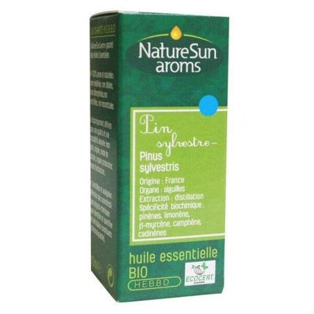 Huile essentielle de pin sylvestre bio 10 ml pour dégager les voies respiratoires et soutenir la vitalité en hiver