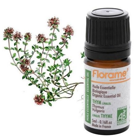 Huile essentielle Thym doux à linalol Bio de Florame