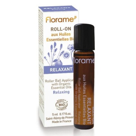 Roll-On Relaxant bio de Florame aux huiles essentielles pour apaiser le stress et l'anxiété