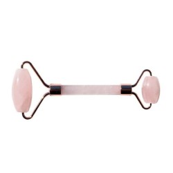 Rouleau en quartz rose pour soin visage