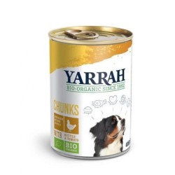Bouchée de Poulet bio pour chiens de Yarrah