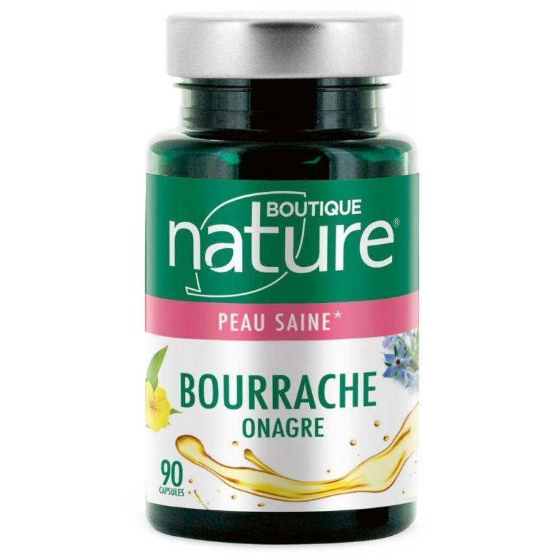 Complément alimentaire Bourrache Onagre 250 g de Boutique Nature pour une peau saine