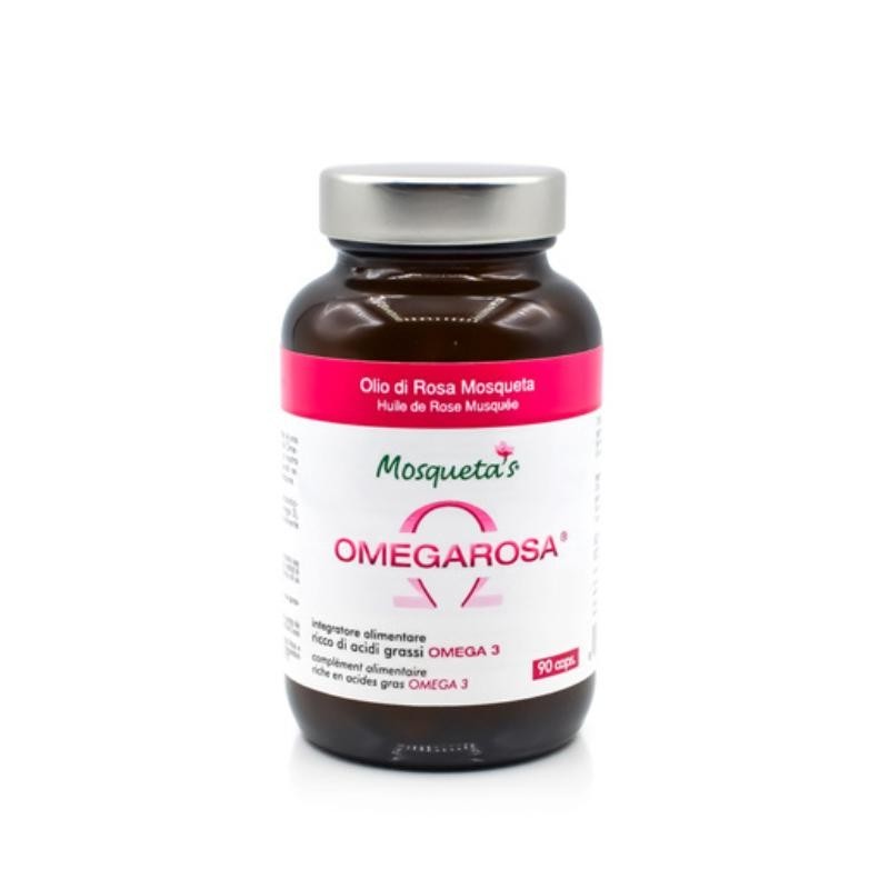Omegarosa - Capsules d'Huile de Rose Musquée Bio