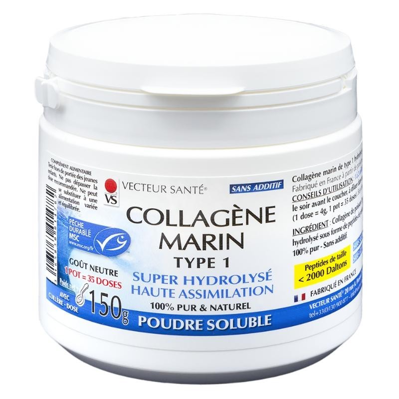 Collagène Marin Type 1 en poudre - Complément pour la santé de la peau et des articulations