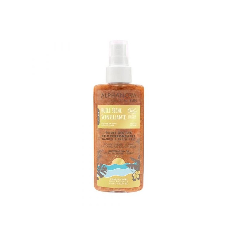 Sun Huile sèche scintillante Spray 125 ml