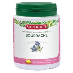 Huile de Bourrache Super Diet - Complément naturel pour une peau éclatante et bien hydratée