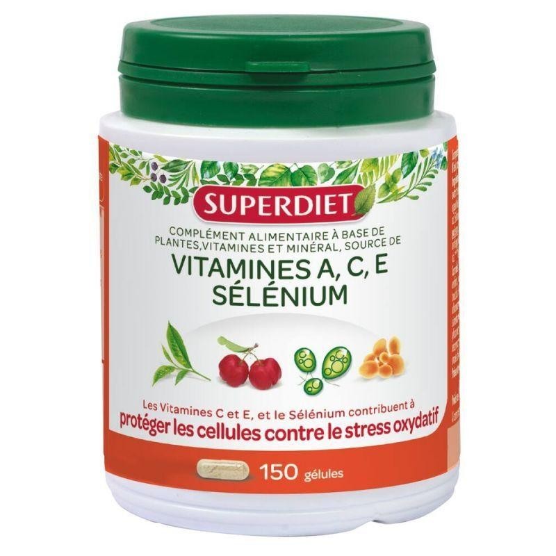 Sélénium + vitamines ACE Superdiet - complément antioxydant pour le soutien immunitaire