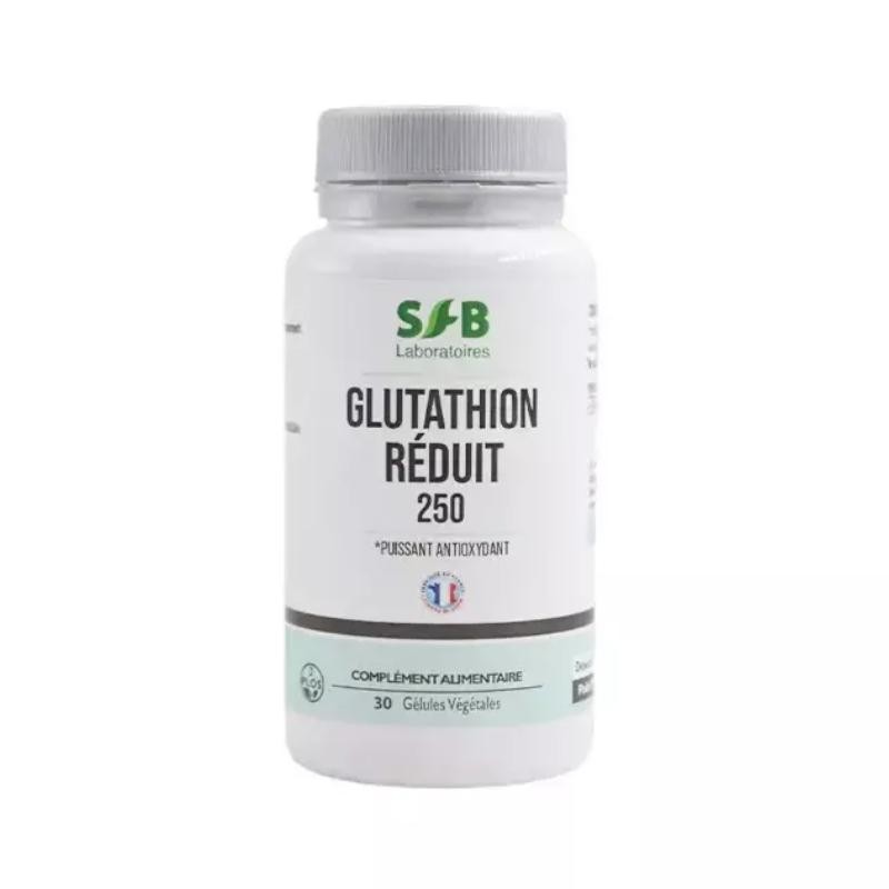 Glutathion Réduit 250 mg de SFB Laboratoires - Antioxydant naturel pour la protection cellulaire et la détoxification.