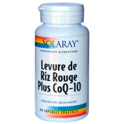 Complément Levure de riz rouge et Co Q10 Solaray