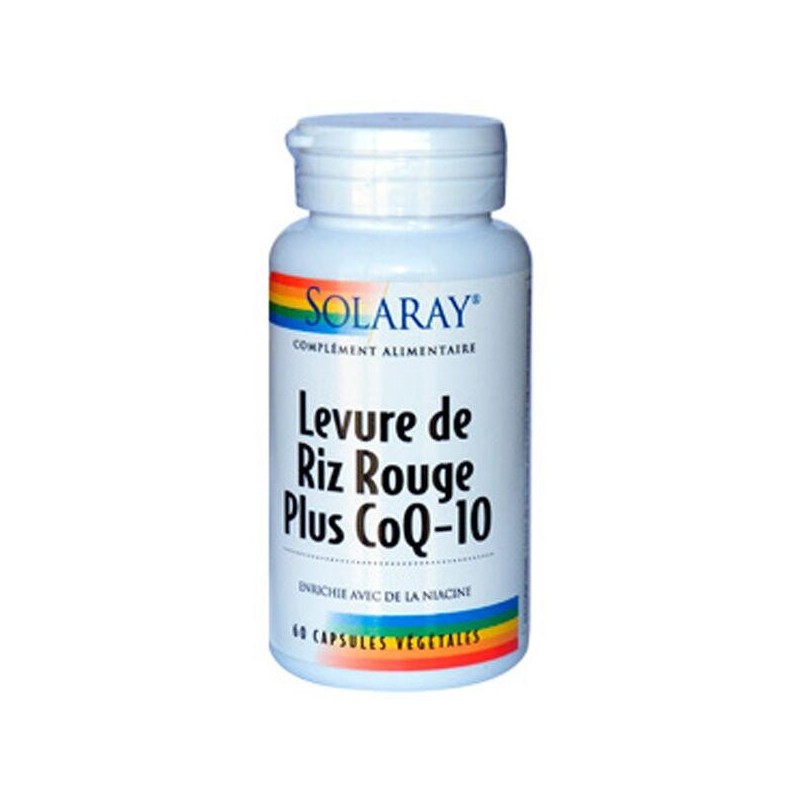 Complément Levure de riz rouge et Co Q10 Solaray