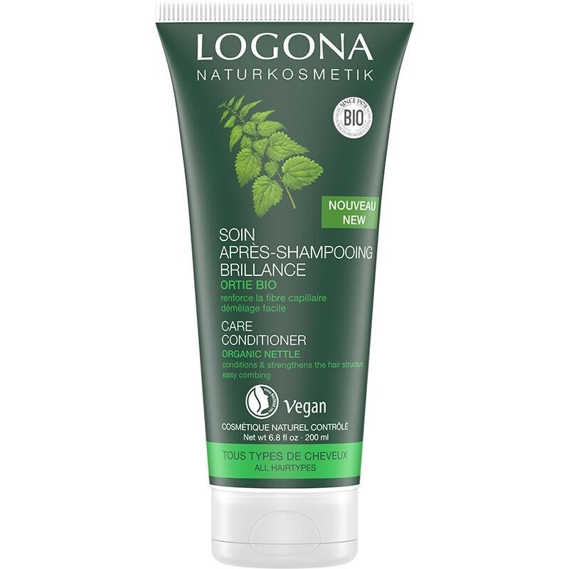 Logona Soin après-shampoing brillance ortie bio pour des cheveux brillants et nourris