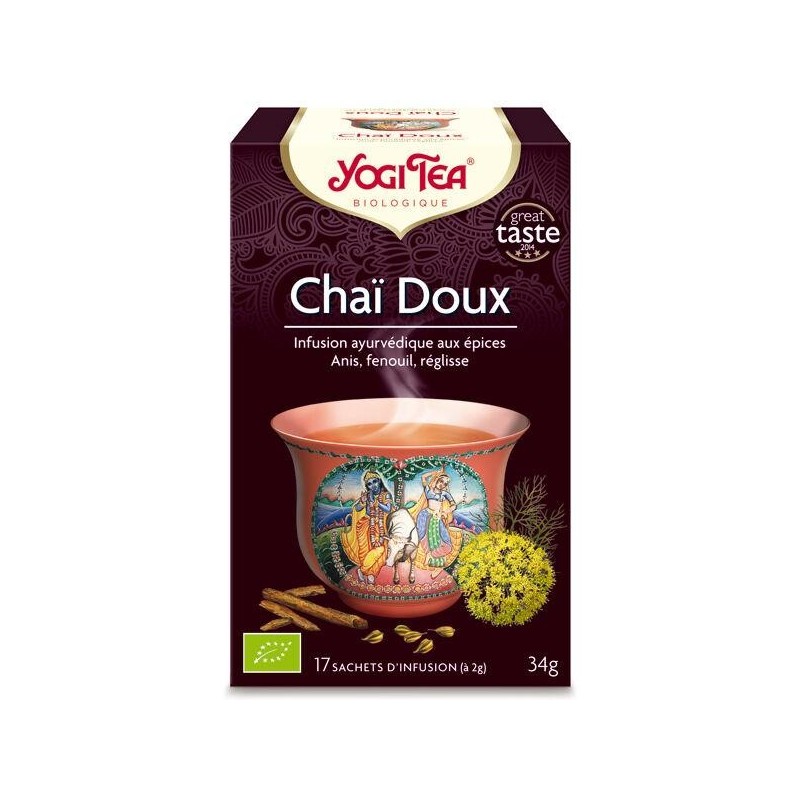 Infusion Chaï Doux bio Yogi Tea