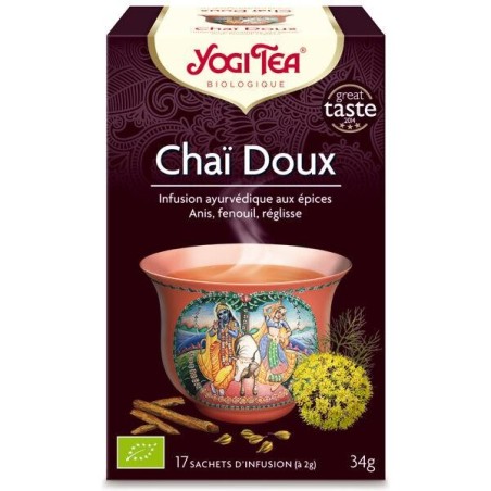 Infusion Chaï Doux bio Yogi Tea