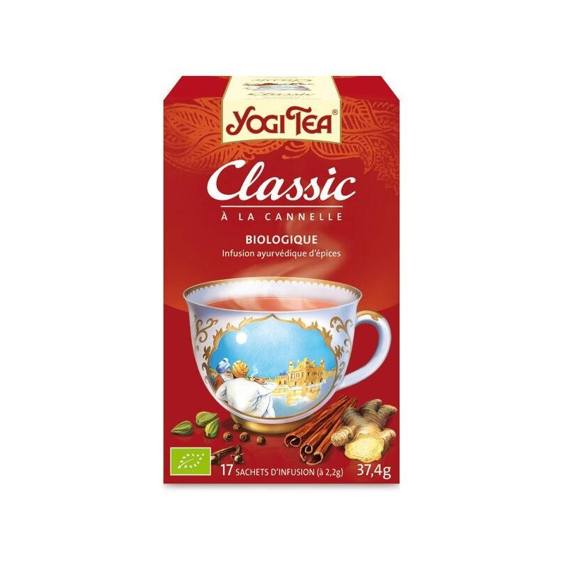 Infusion Yogi Tea Classic bio avec cannelle