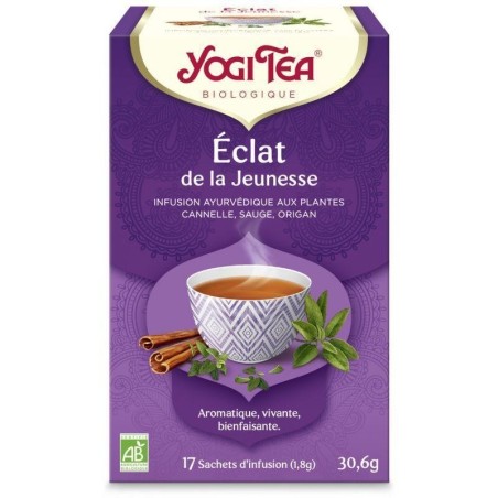 Infusion ayurvédique Éclat de jeunesse bio Yogi Tea