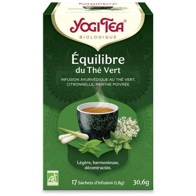 Infusion ayurvédique Equilibre du thé vert bio de Yogi Tea