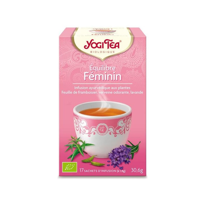 Infusion ayurvédique Équilibre féminin bio de Yogi Tea