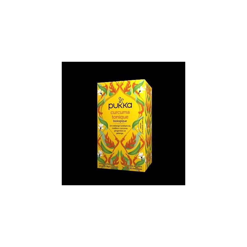 Infusion ayurvédique Curcuma tonique bio Pukka