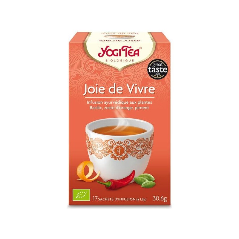 Infusion ayurvédique Joie de vivre bio de Yogi Tea