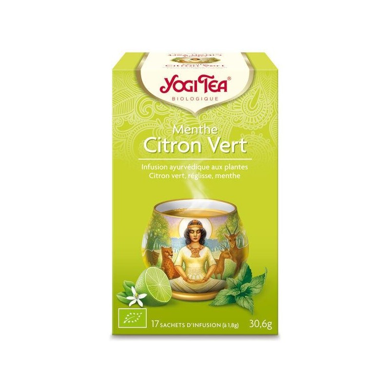Infusion Menthe Citron Vert Bio Yogi Tea