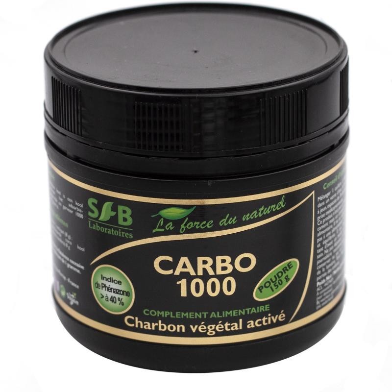Carbo 1000 - Charbon végétal activé en poudre