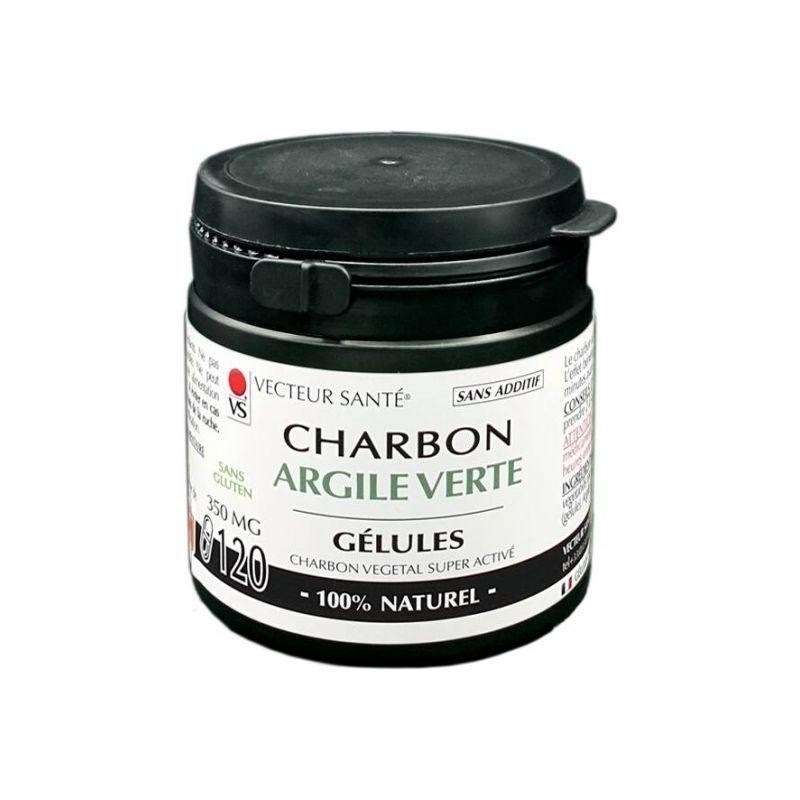 Complément Charbon Argile Verte 60 gélules