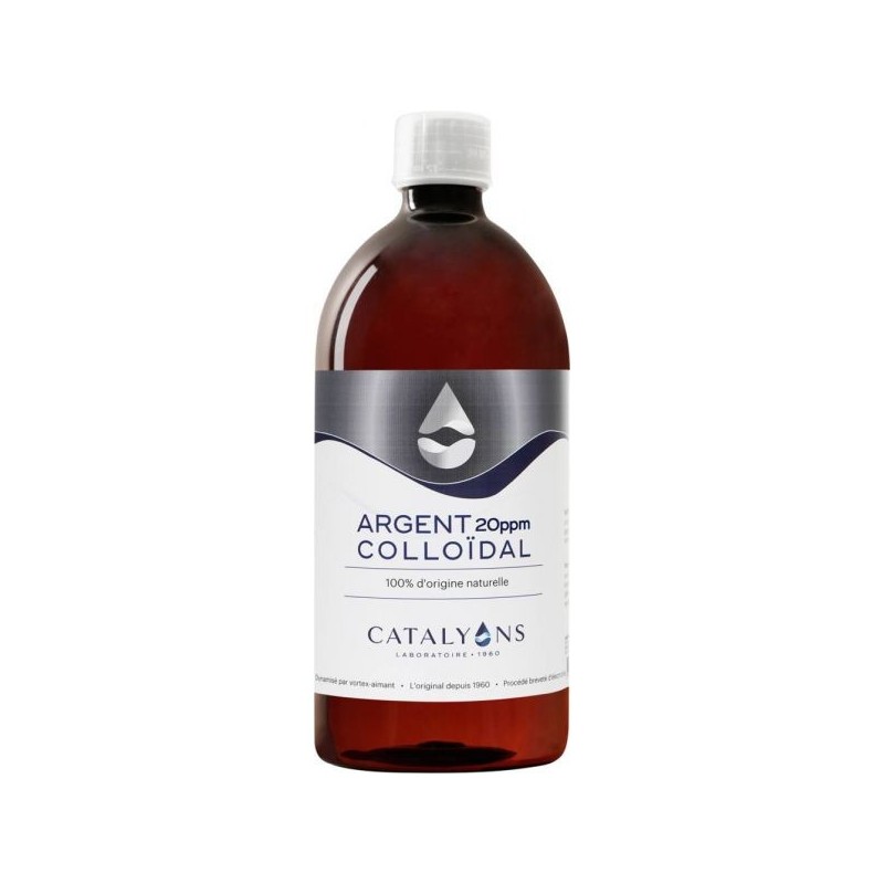 Argent Colloïdal 20ppm Flacon 1 litre