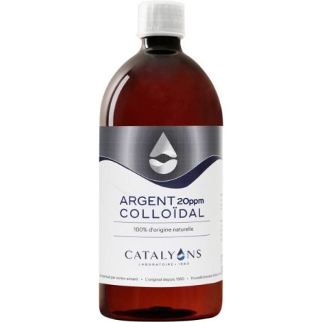 Argent Colloïdal 20ppm Flacon 1 litre