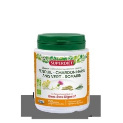 Quatuor Bien-être digestif bio de Super Diet pour une digestion confortable et naturelle