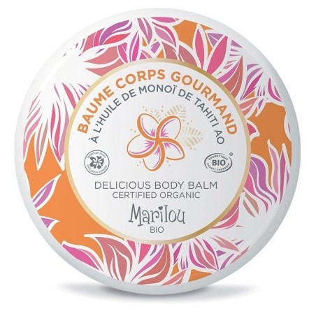 Baume corps gourmand bio à l'huile de Monoï AO Marilou