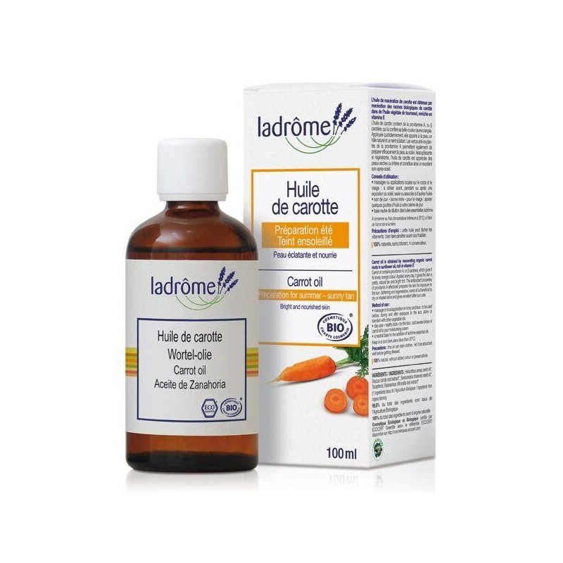 Huile de macération de carotte bio Ladrôme 10 ml