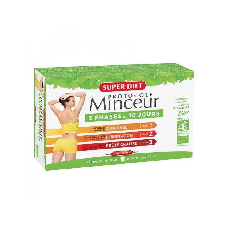 Protocole Minceur Super Diet - complément naturel pour détox et contrôle du poids