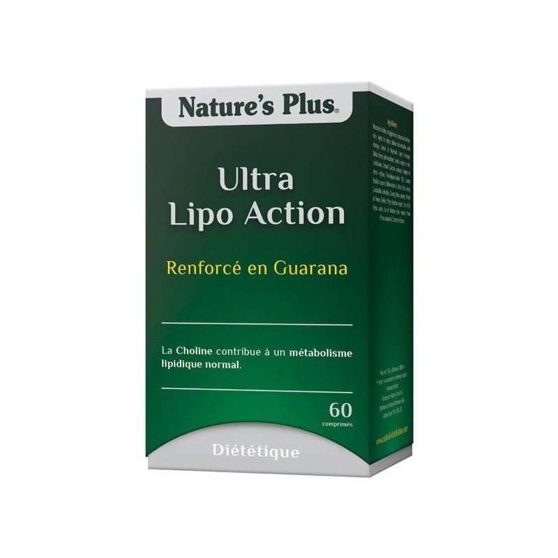 Ultra Lipo Action de Nature's Plus - Complément alimentaire pour métabolisme lipidique