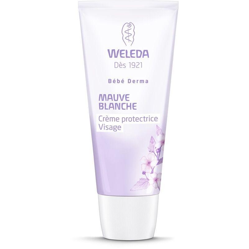 Crème protectrice visage Weleda à la Mauve blanche