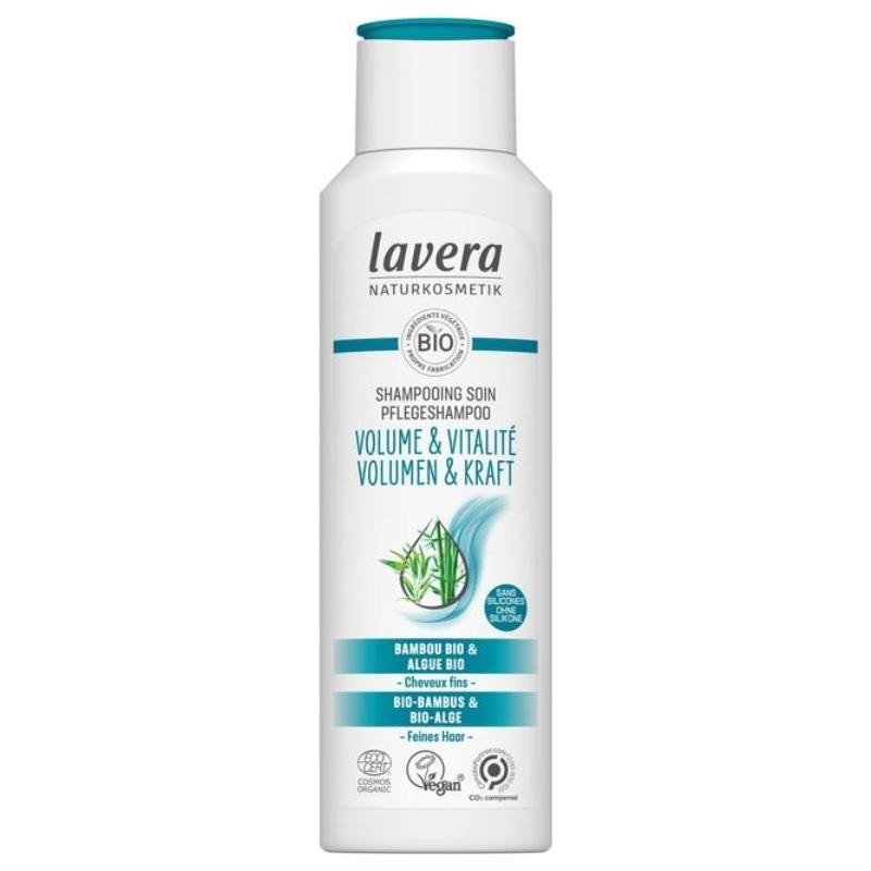 Shampoing bio Lavera Volume and Vitalité 200 ml pour cheveux fins