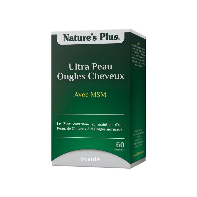 Ultra Peau Ongles Cheveux Nature's Plus - complément pour renforcer les cheveux