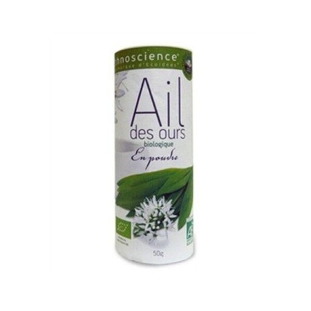 Ail des ours en poudre 50 g - aromate bio pour une cuisine savoureuse et bénéfique pour la santé digestive.