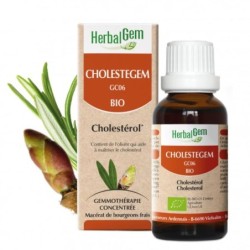 Cholestégem bio GC06 10ml - Complément naturel pour le cholestérol avec bourgeons et huiles essentielles