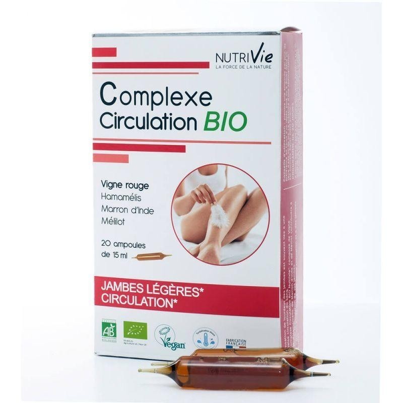 Complexe Circulation bio Nutrivie pour jambes légères