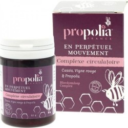 Complément alimentaire Propolia Complexe Circulatoire bio pour soutenir la circulation sanguine et réduire les jambes lourdes.