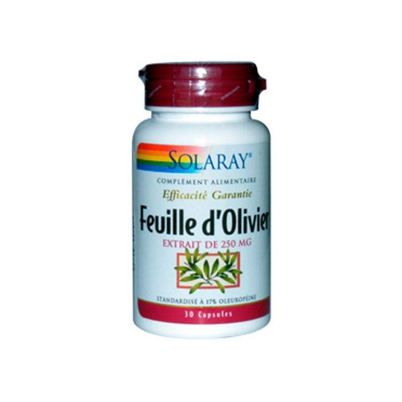 Feuille d'Olivier Solaray - Complément naturel en capsules pour soutenir le bien-être avec oléuropéine