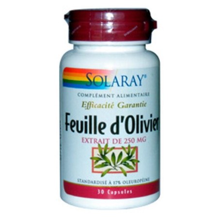 Feuille d'Olivier Solaray - Complément naturel en capsules pour soutenir le bien-être avec oléuropéine