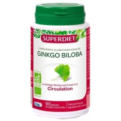 Comprimés de Ginkgo bio Superdiet