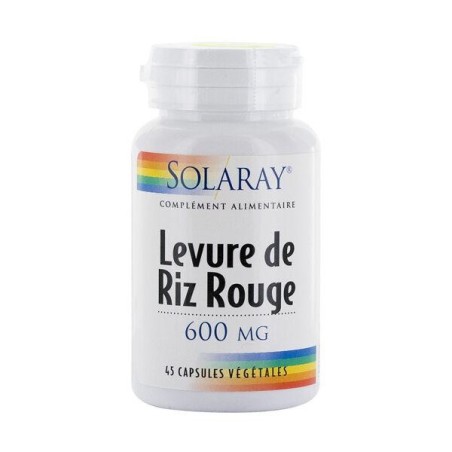 Complément alimentaire Levure de riz rouge 600 mg Solaray