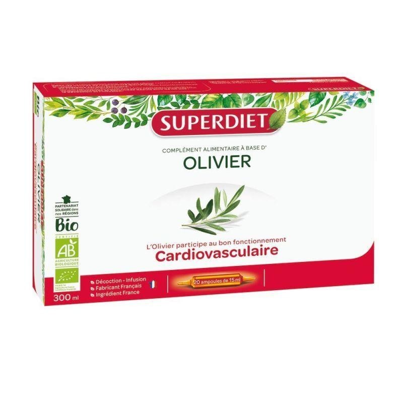Ampoules d'Olivier bio pour le soutien circulatoire